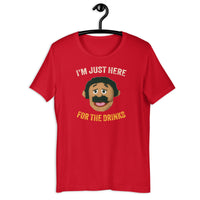 Load image into Gallery viewer, I&#39;m Just Here for the Drinks  Awkward Puppets Diego T-shirt - SHOPNOO
