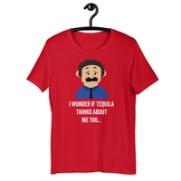 Load image into Gallery viewer, I Wonder If Tequila Thinks About Me Too T-Shirt - SHOPNOO
