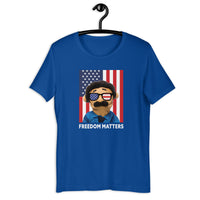 Load image into Gallery viewer, Awkward Puppets Diego 4th of July T-shirt - SHOPNOO
