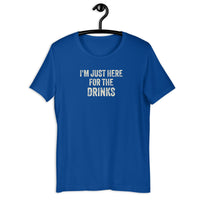 Load image into Gallery viewer, I'm Just Here for the Drinks tequila beer T-shirt - SHOPNOO

