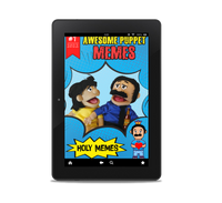 Load image into Gallery viewer, Awesome Puppet Memes magazine of puppet Diego,  Awkward Puppets Diego Comic book meme magazine.
