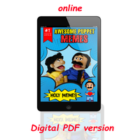 Load image into Gallery viewer, Awesome Puppet Memes magazine of puppet Diego. Awkward Puppets Diego book. Comic book meme magazine. Meme magazine of Puppet Diego and Puppet Benita.

