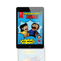 Load image into Gallery viewer, Awesome Puppet Memes magazine of puppet Diego,  Awkward Puppets Diego Comic book meme magazine.
