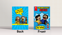 Load image into Gallery viewer, Awesome Puppet Memes magazine of puppet Diego.  Awkward Puppets Diego Comic book meme magazine.  Meme magazine of Puppet Diego and Puppet Benita.  Awkward Puppets Diego book.  Awkward Puppets Diego memes.
