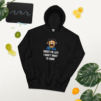 Load image into Gallery viewer, Puppet Diego Sorry I'm Late, I Didn't Want to Come Hoodie - SHOPNOO
