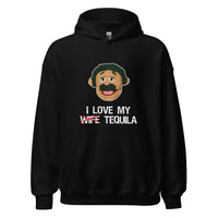 Load image into Gallery viewer, I Love My Tequila Not My Wife Awkward Puppets Diego Hoodie
