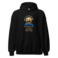 Load image into Gallery viewer, Awkward Puppets Diego sometimes I talk to myself Hoodie
