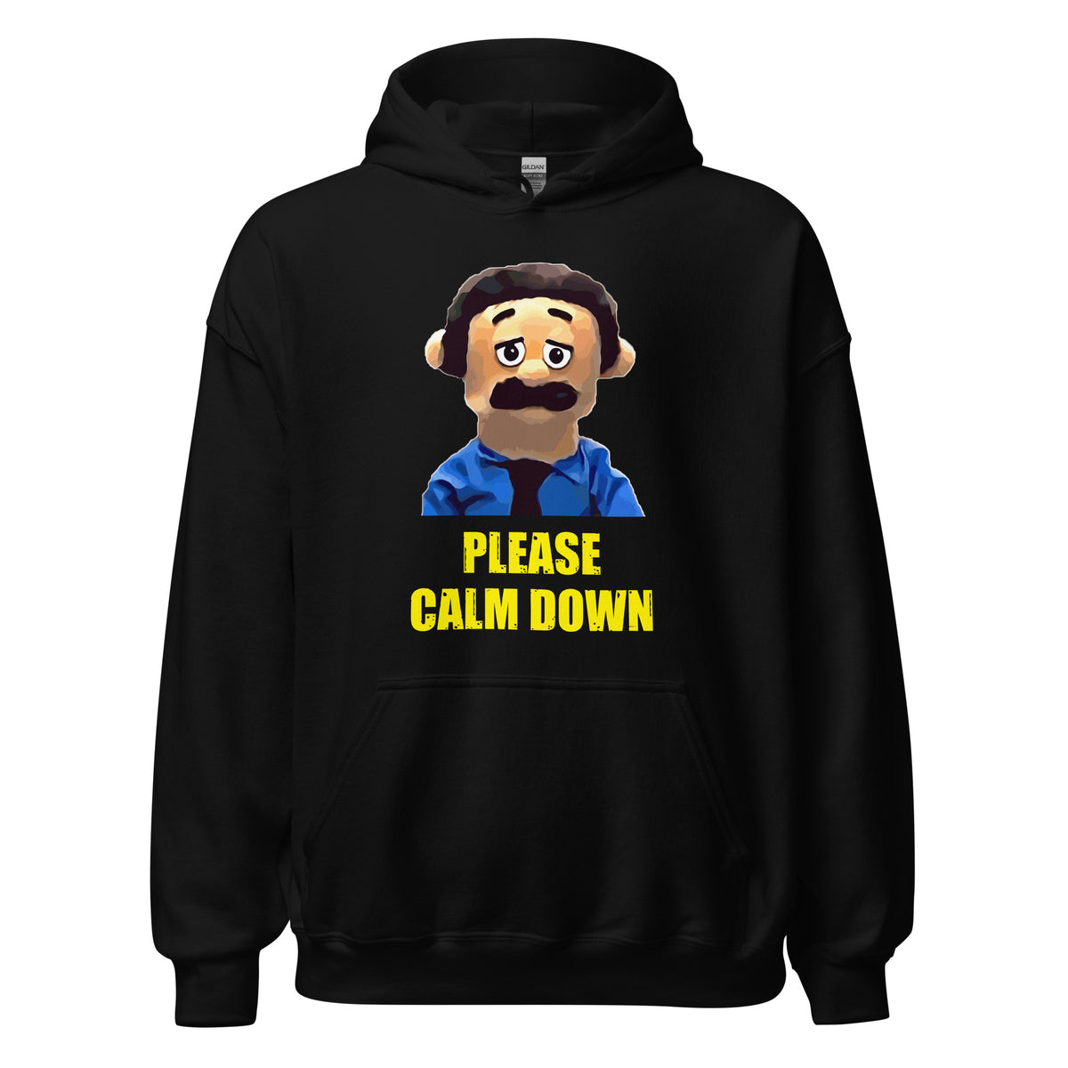 Please Calm Down Awkward Puppets Diego Hoodie