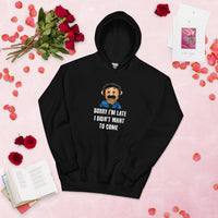 Load image into Gallery viewer, Puppet Diego Sorry I'm Late, I Didn't Want to Come Hoodie - SHOPNOO
