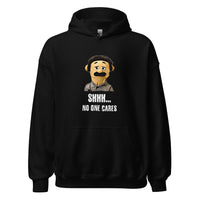 Load image into Gallery viewer, Awkward Puppet Diego sayings and quotes SHHH No one Cares Hoodie
