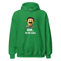 Load image into Gallery viewer, Puppet Diego sayings and quotes SHHH No one Cares Hoodie - SHOPNOO
