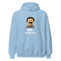 Load image into Gallery viewer, Puppet Diego sayings and quotes SHHH No one Cares Hoodie - SHOPNOO
