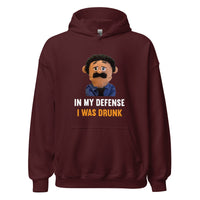Load image into Gallery viewer, Puppet Diego In My Defense I Was Drunk Hoodie - SHOPNOO
