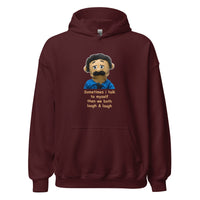 Load image into Gallery viewer, Awkward Puppets Diego sometimes I talk to myself Hoodie - SHOPNOO
