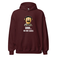 Load image into Gallery viewer, Puppet Diego sayings and quotes SHHH No one Cares Hoodie - SHOPNOO
