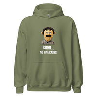 Load image into Gallery viewer, Puppet Diego sayings and quotes SHHH No one Cares Hoodie - SHOPNOO
