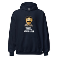 Load image into Gallery viewer, Puppet Diego sayings and quotes SHHH No one Cares Hoodie - SHOPNOO
