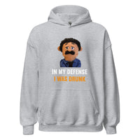 Load image into Gallery viewer, Puppet Diego In My Defense I Was Drunk Hoodie - SHOPNOO
