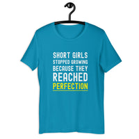 Load image into Gallery viewer, Short Girls Stopped Growing Because They Reached Perfection T-Shirt - SHOPNOO
