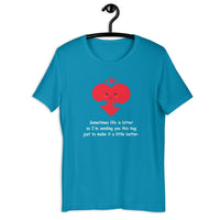 Load image into Gallery viewer, Sometimes Life is Bitter So I'm Sending You This Hug T-Shirt - SHOPNOO
