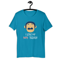 Load image into Gallery viewer, Diego loves tequila more than his wife T-shirt - SHOPNOO
