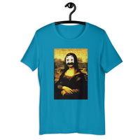Load image into Gallery viewer, Awkward Puppets Diego Mona Lisa painting  T-shirt - SHOPNOO
