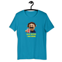 Load image into Gallery viewer, In My Defense I Was Drunk Puppet Diego sayings t-shirt - SHOPNOO
