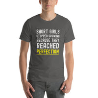 Load image into Gallery viewer, Short Girls Stopped Growing Because They Reached Perfection T-Shirt - SHOPNOO
