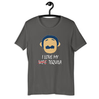 Load image into Gallery viewer, Diego loves tequila more than his wife T-shirt - SHOPNOO

