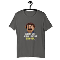Load image into Gallery viewer, I Like My Meat So Rare I Only Eat Unicorn T-Shirt - SHOPNOO
