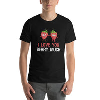 Load image into Gallery viewer, I Love You Berry Much T-Shirt - SHOPNOO
