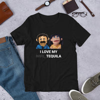 Load image into Gallery viewer, I Love Tequila Not my Wife Awkward Diego  t-shirt - SHOPNOO
