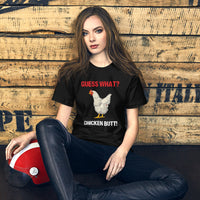 Load image into Gallery viewer, Guess What? Chicken Butt! T-shirt - SHOPNOO
