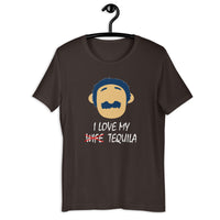 Load image into Gallery viewer, Diego loves tequila more than his wife T-shirt - SHOPNOO
