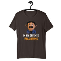 Load image into Gallery viewer, Puppet Diego In My Defense I Was Drunk t-shirt - SHOPNOO
