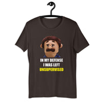 Load image into Gallery viewer, Puppet Diego for sale In My Defence I Was Left Unsupervised t-shirt - SHOPNOO
