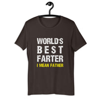 Load image into Gallery viewer, World's Best Farter I Mean Father T-Shirt - SHOPNOO
