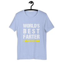 Load image into Gallery viewer, World's Best Farter I Mean Father T-Shirt - SHOPNOO

