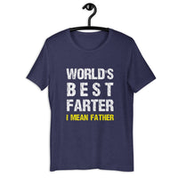 Load image into Gallery viewer, World's Best Farter I Mean Father T-Shirt - SHOPNOO
