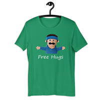 Load image into Gallery viewer, Awkward Puppets Diego free hugs T-shirt - SHOPNOO
