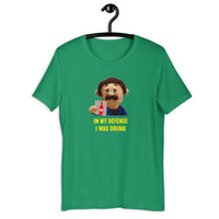 Load image into Gallery viewer, In My Defense I Was Drunk Puppet Diego sayings t-shirt - SHOPNOO
