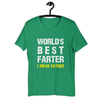 Load image into Gallery viewer, World's Best Farter I Mean Father T-Shirt - SHOPNOO
