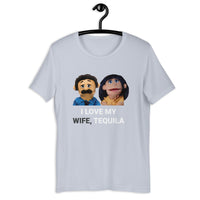 Load image into Gallery viewer, I Love Tequila Not my Wife Awkward Diego  t-shirt - SHOPNOO
