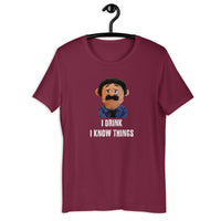 Load image into Gallery viewer, I Drink And I Know Things Awkward Puppets Diego T-shirt - SHOPNOO
