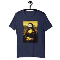 Load image into Gallery viewer, Awkward Puppets Diego Mona Lisa painting  T-shirt - SHOPNOO
