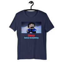 Load image into Gallery viewer, Sleep solves everything Awkward Puppets Diego t-shirt - SHOPNOO
