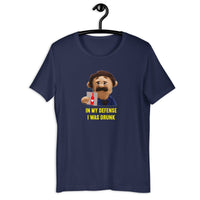 Load image into Gallery viewer, In My Defense I Was Drunk Puppet Diego sayings t-shirt - SHOPNOO
