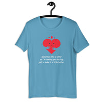 Load image into Gallery viewer, Sometimes Life is Bitter So I'm Sending You This Hug T-Shirt - SHOPNOO
