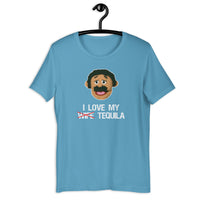 Load image into Gallery viewer, I Love My Tequila Awkward Puppets Diego T-Shirt - SHOPNOO
