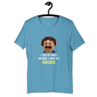 Load image into Gallery viewer, I Like My Meat So Rare I Only Eat Unicorn T-Shirt - SHOPNOO
